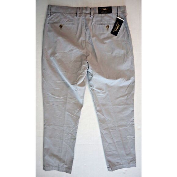 Polo Ralph Lauren Men's Sz 34x32 Soft Gray Stretch Classic Fit Dress Pants - Picture 2 of 7